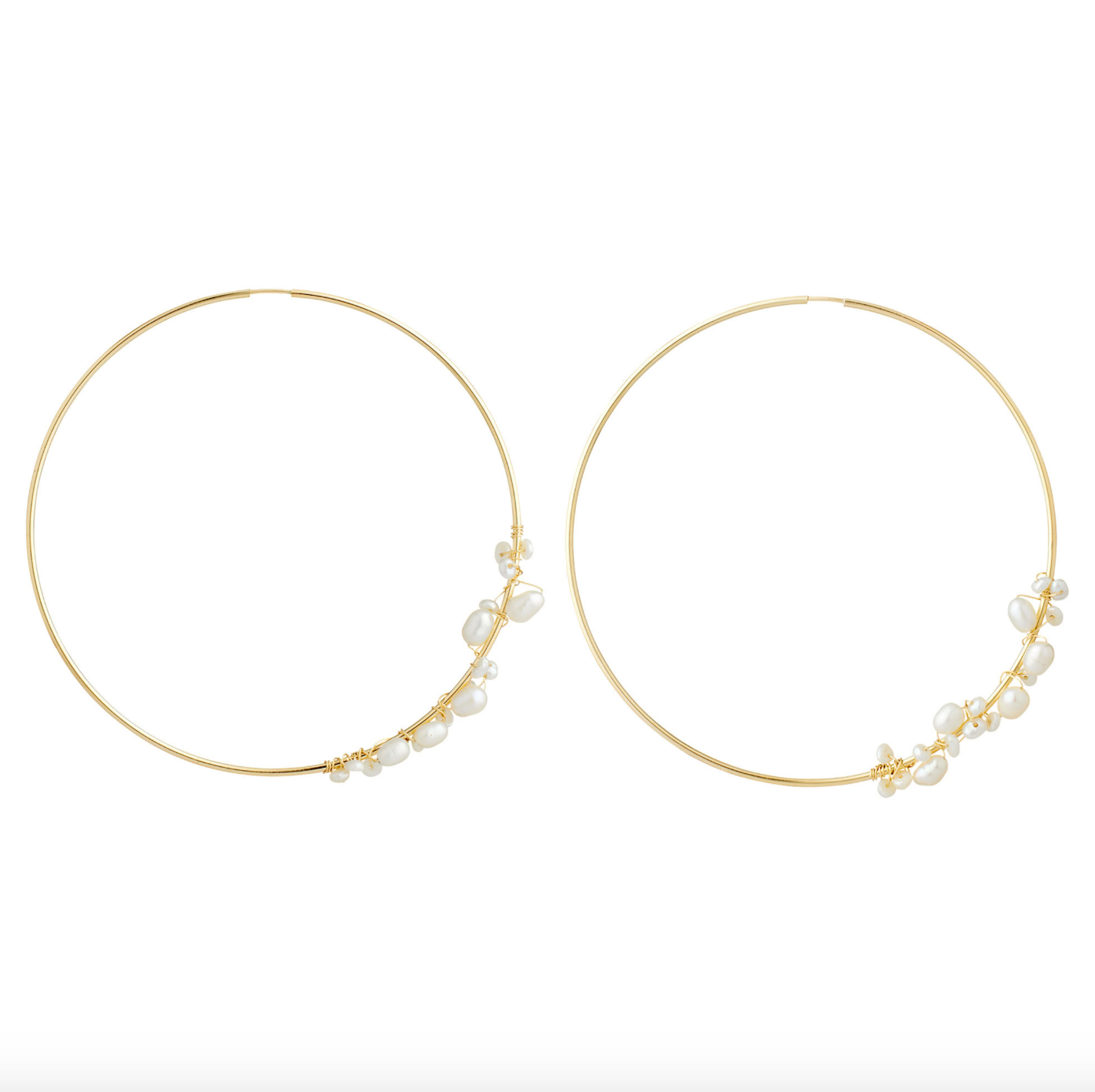 Elvis Et Moi | Lexie Pearl Earrings - Gold