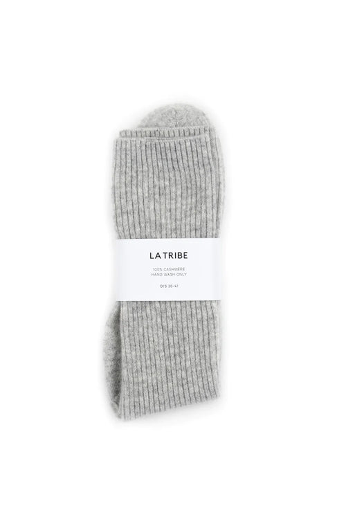 La Tribe | Cashmere Bed Sock - Grey Marle
