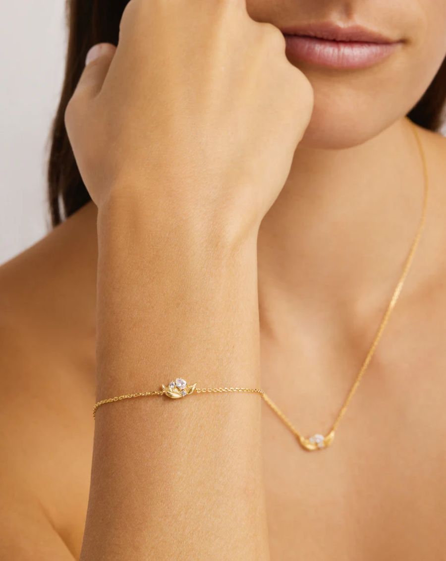 By Charlotte | Through the Seasons Bracelet - 18k Gold Vermeil