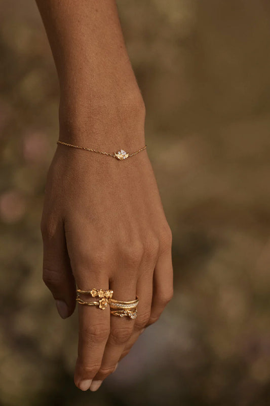 By Charlotte | Through the Seasons Bracelet - 18k Gold Vermeil