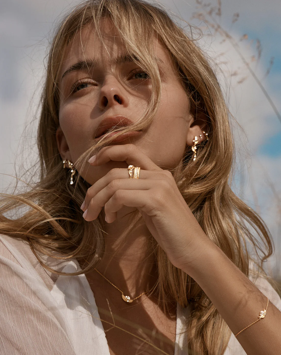 By Charlotte | Through the Seasons Necklace - 18k Gold Vermeil