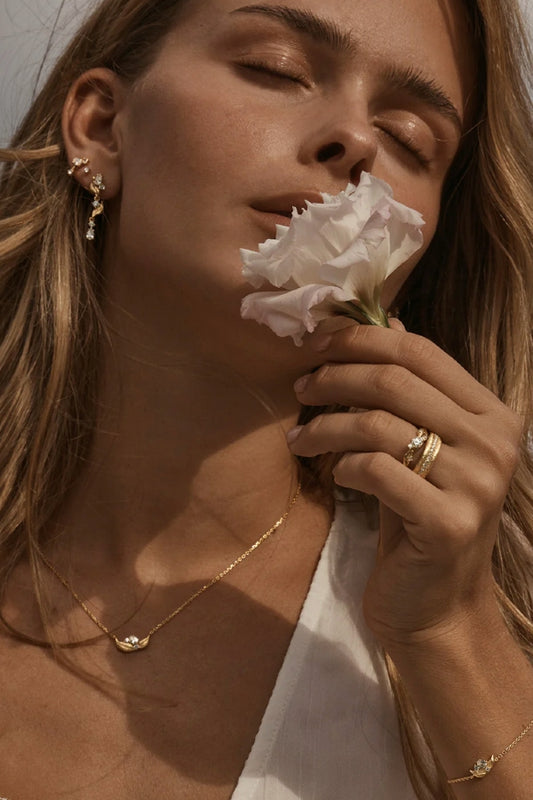 By Charlotte | Through the Seasons Necklace - 18k Gold Vermeil