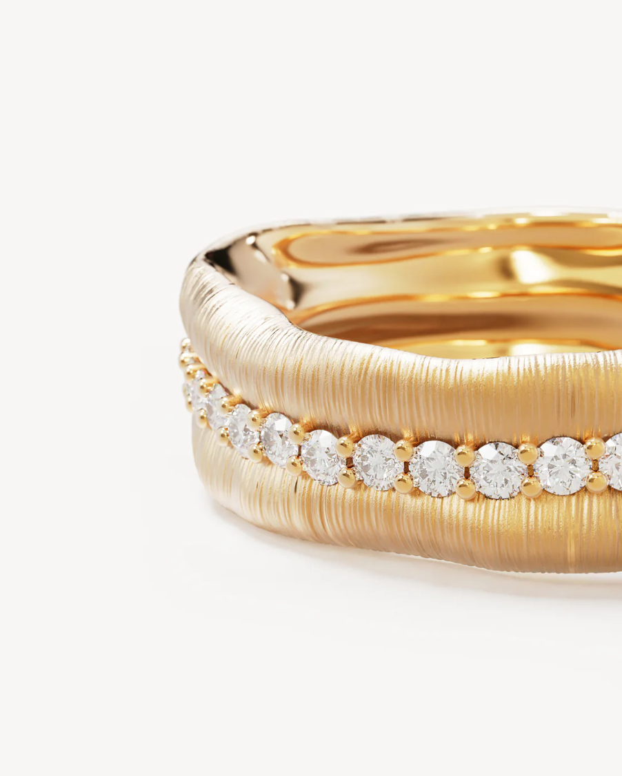 By Charlotte | Begin Again Band Ring - 18k Gold Vermeil