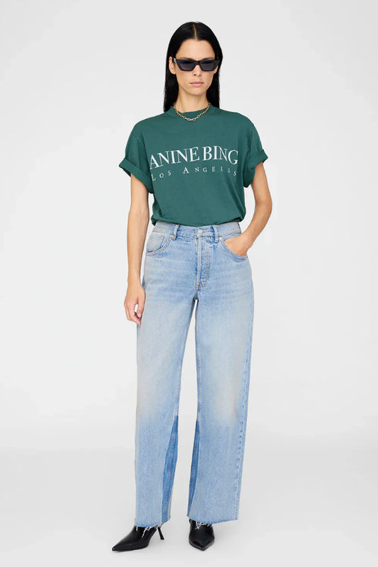 Anine Bing | Ashton Tee Los Angeles - Dark Green