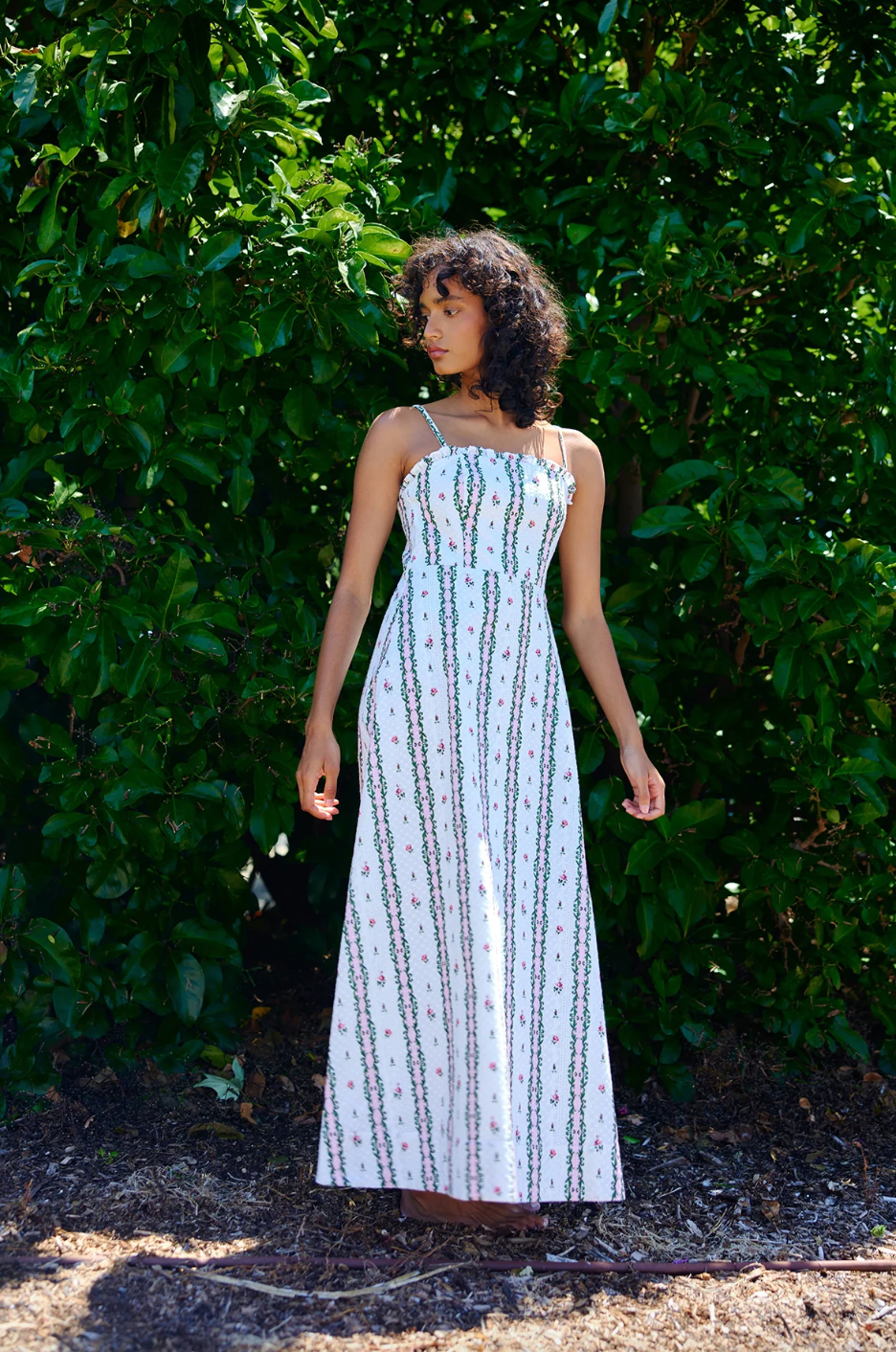 Aston Studio | Molly Dress - Antique Rose Stripe