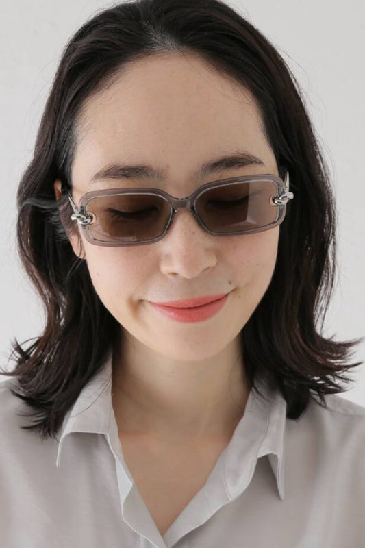 Bottega Veneta | Knot Sunglasses - Blue / SIlver