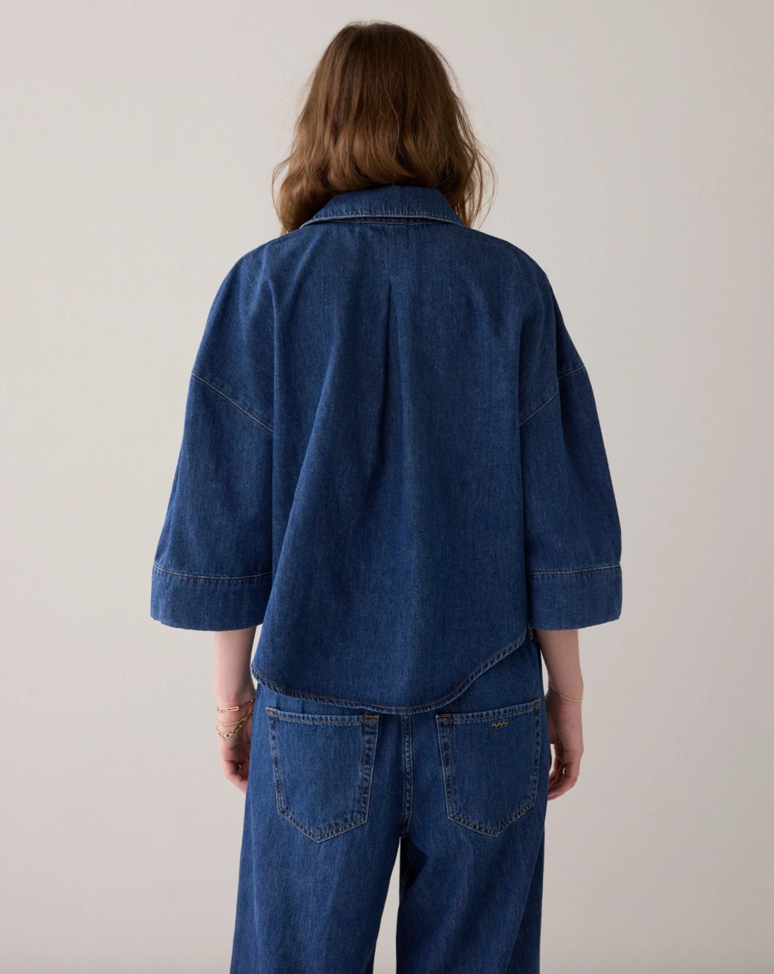 summum || Kimono Blouse - Denim