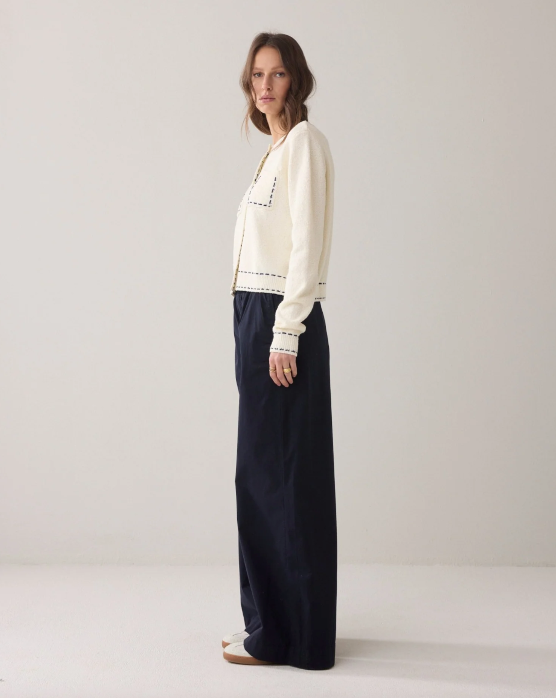 summum || Palazzo Pants - Midnight Blue