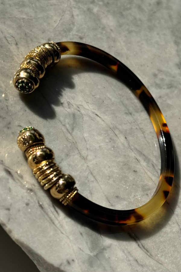 Gas Bijoux | Sari Bis Acetate Bracelet - Tortoise