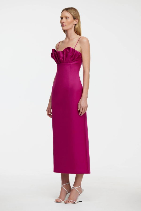 Acler | Mahina Midi Dress - Plum