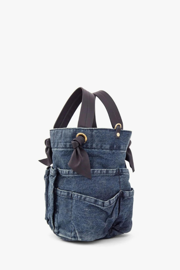 Clare V | Marine Indigo Bag - Washed Denim