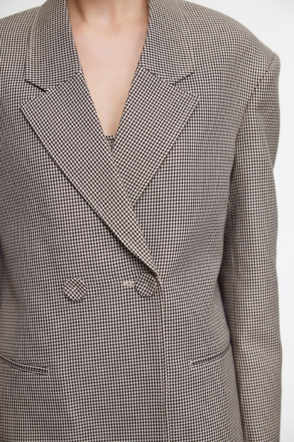 Acler | Heysen Jacket - Oak Houndstooth