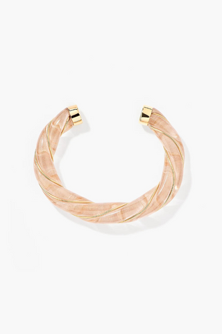 Gas Bijoux | Gold Lyre Hoop Earrings - Pastel Multicolor