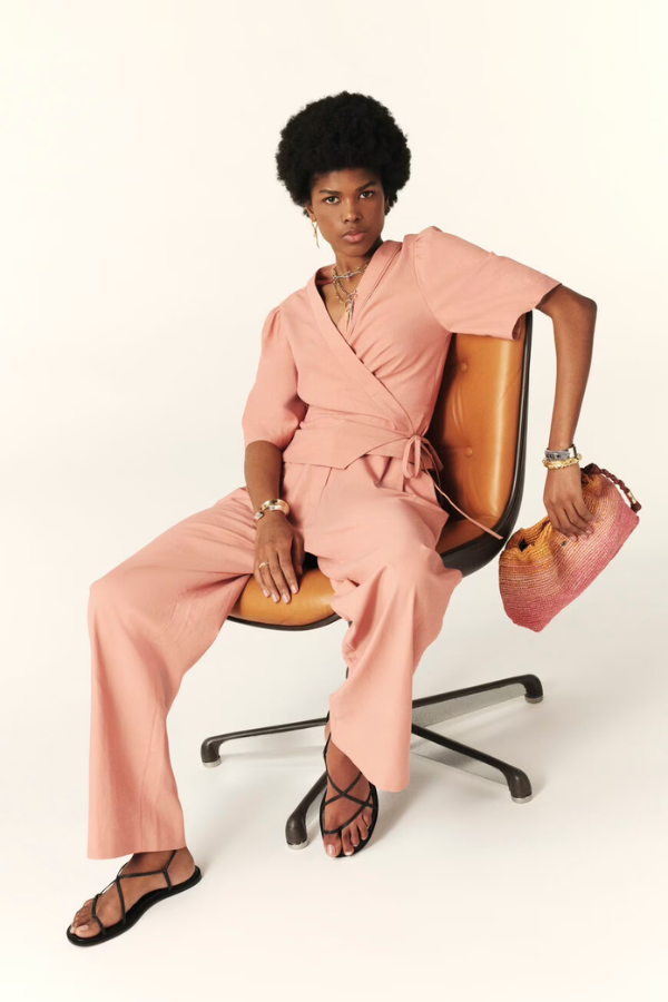 Ba&sh | Fabio Pleated Trousers - Peach