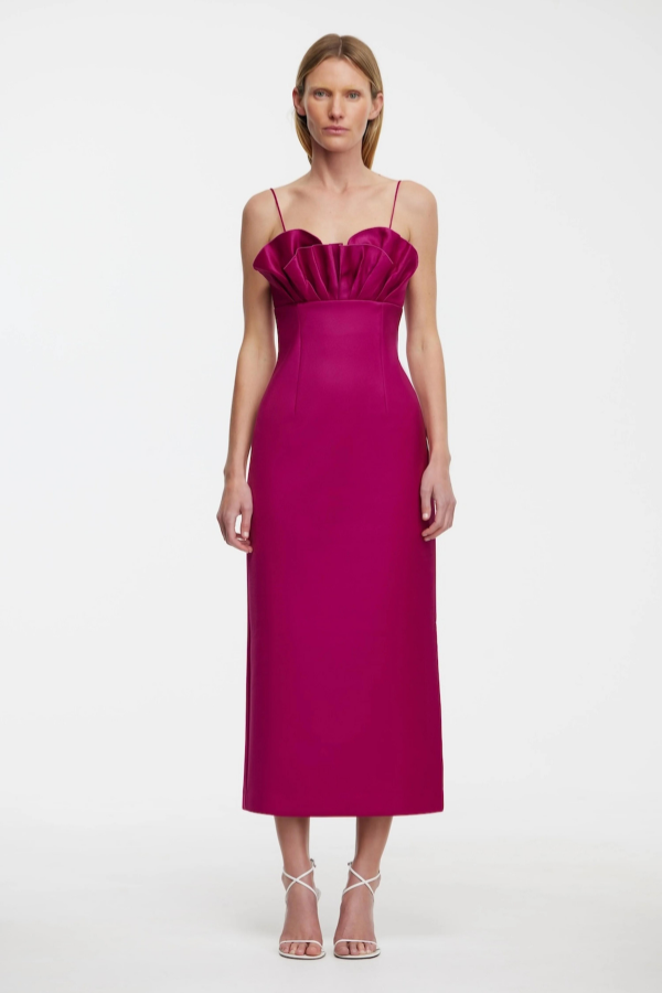 Acler | Mahina Midi Dress - Plum