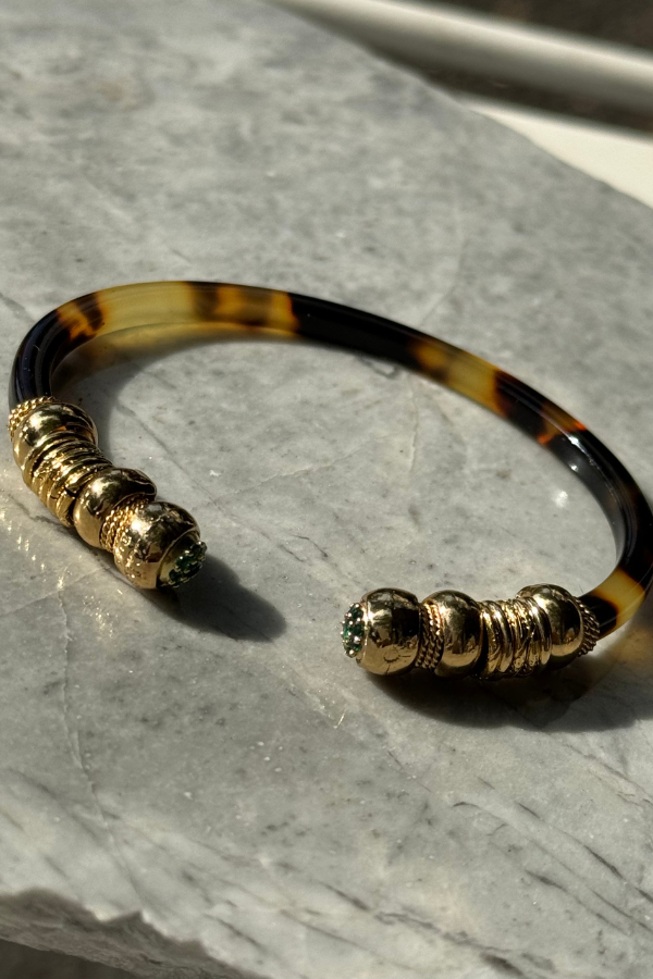 Gas Bijoux | Sari Bis Acetate Bracelet - Tortoise