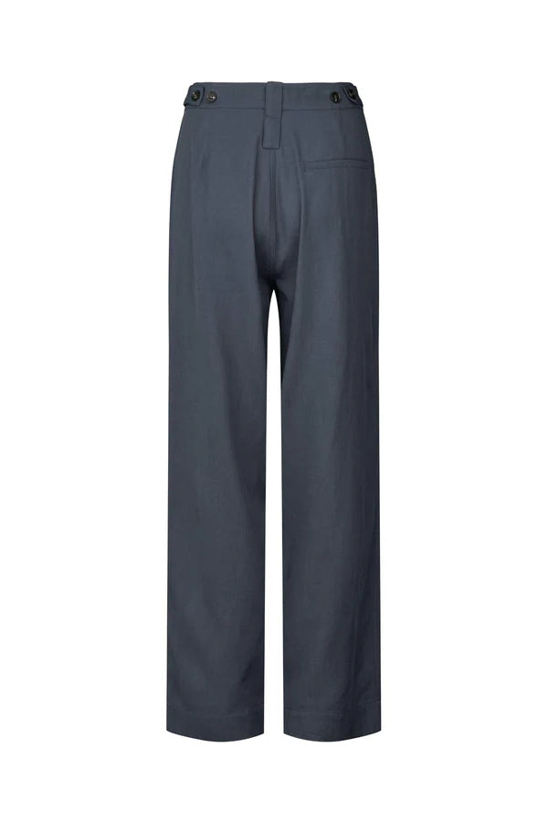 Rabens Saloner | Carly Aviator Pant - Dusty Navy