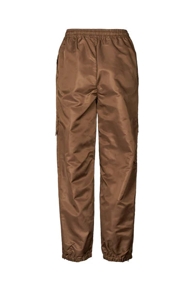 Rabens Saloner | Justa Nylon Pants - Coffee