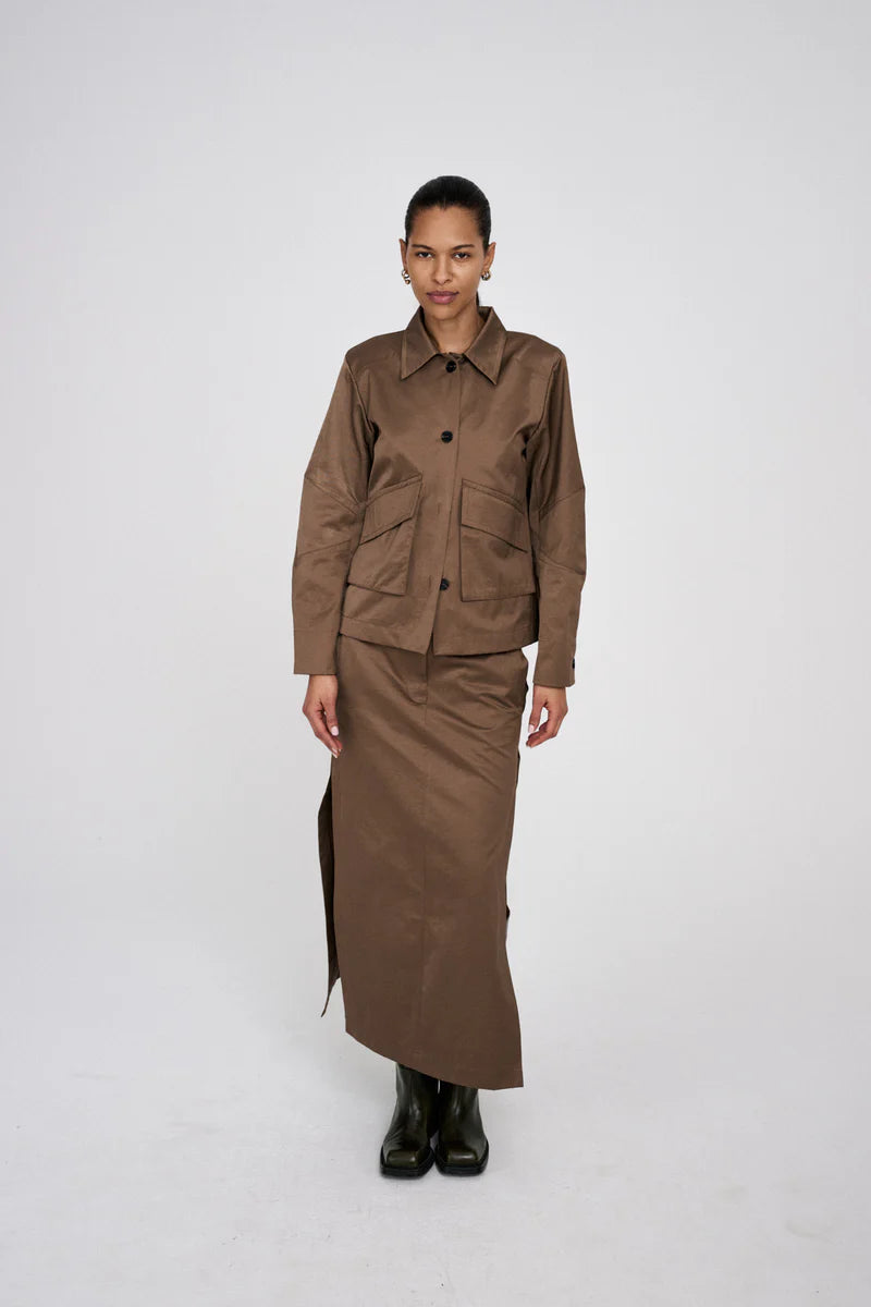 Rabens Saloner | Charmaine Cotton Fusion Jacket - Cub