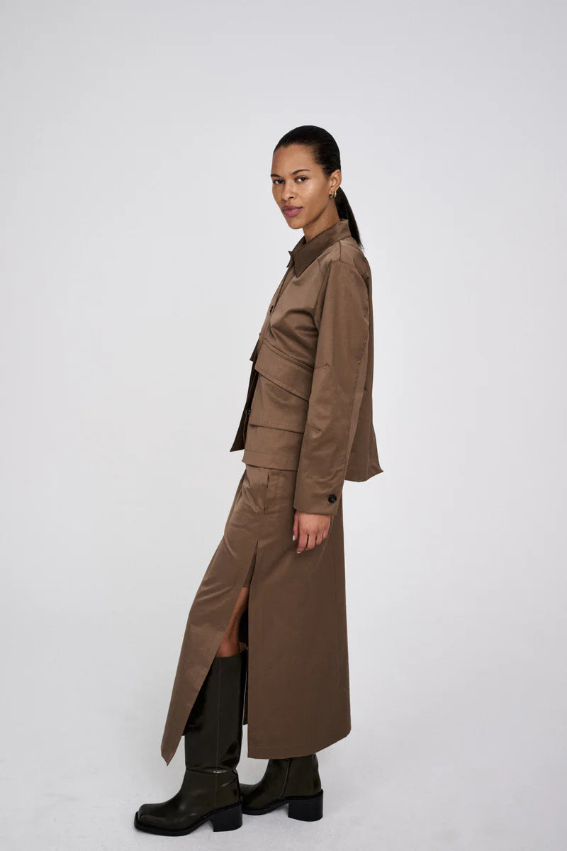 Rabens Saloner | Chisa Cotton Fusion Skirt - Cub