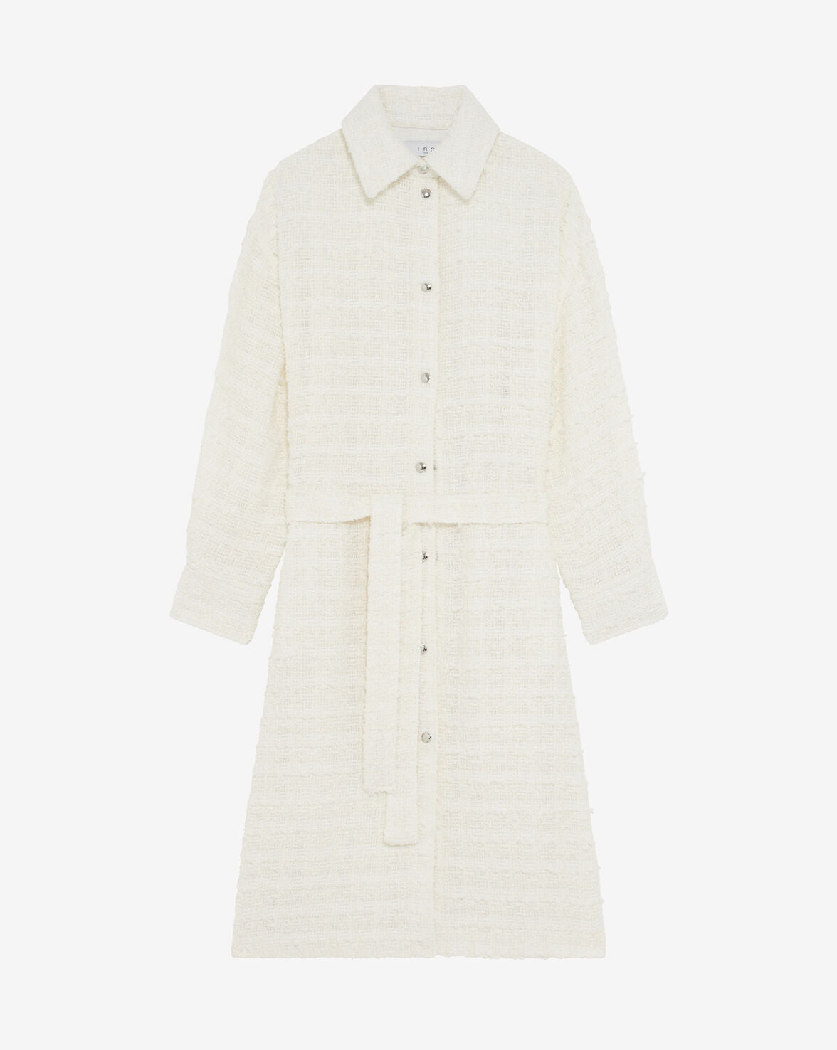 IRO Paris | Robbey Long Tweed Overshirt - White