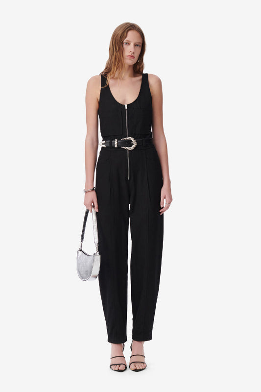 IRO Paris | Zalis Zipper Jumpsuit - Black