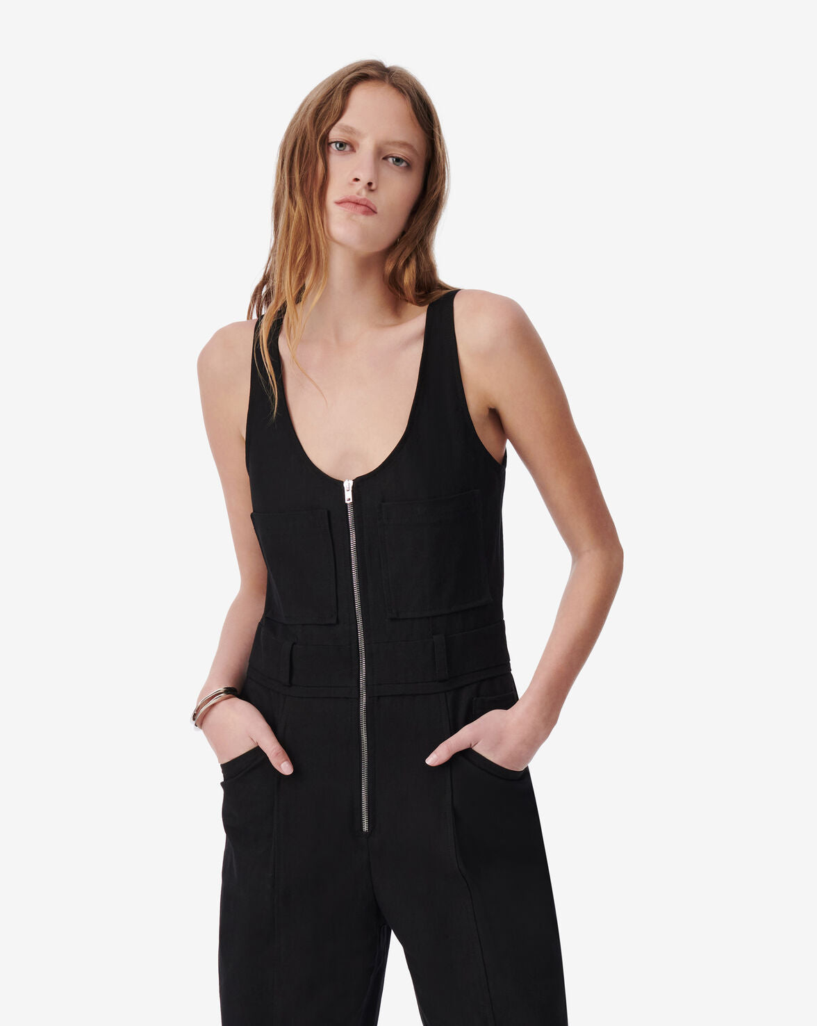 IRO Paris | Zalis Zipper Jumpsuit - Black