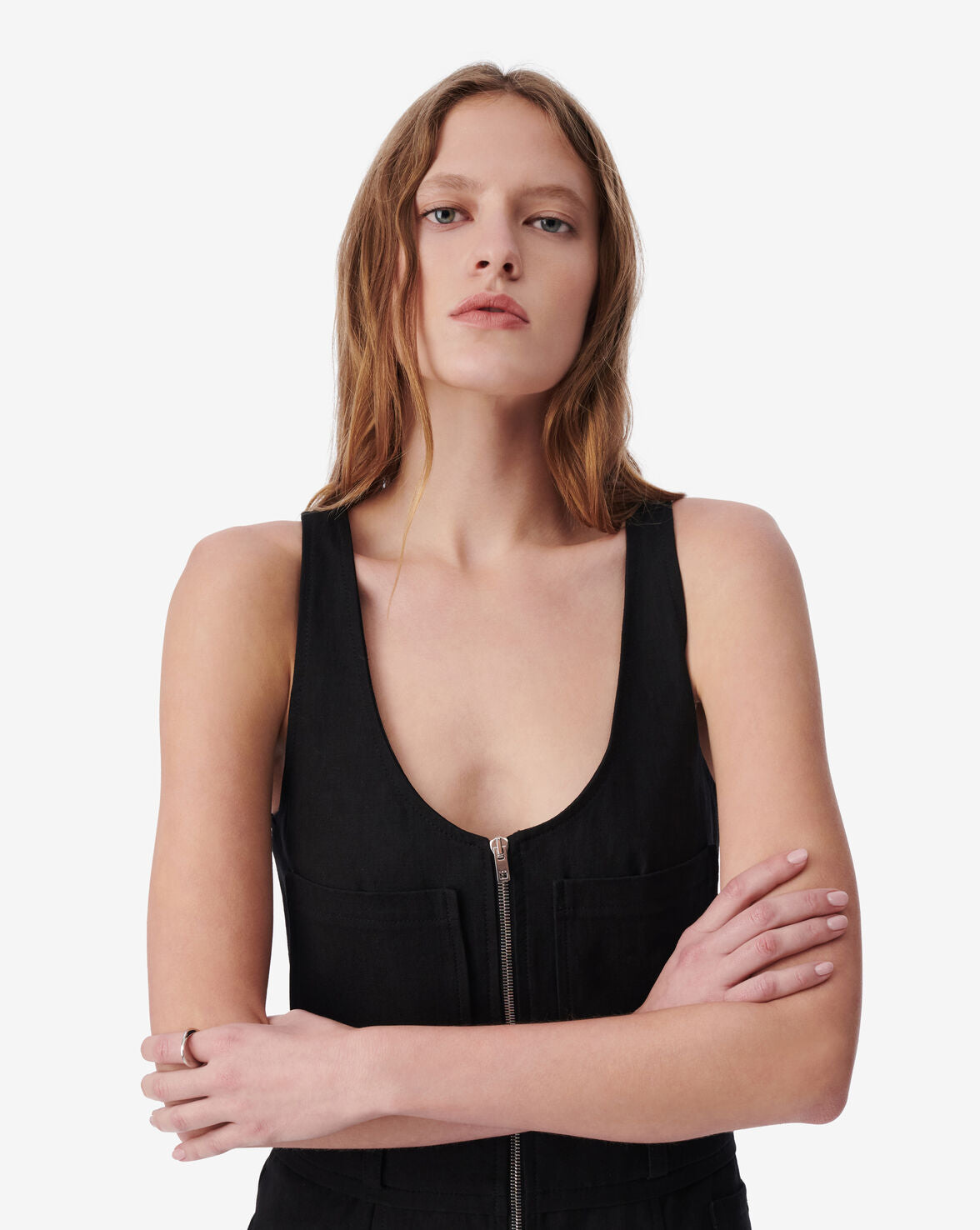 IRO Paris | Zalis Zipper Jumpsuit - Black