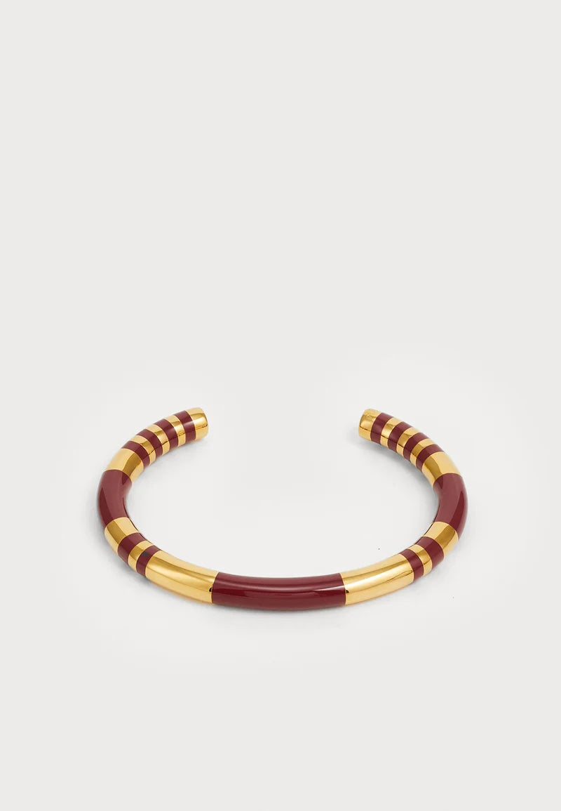 Aurélie Bidermann | Positano Bangle - Terracotta Brown