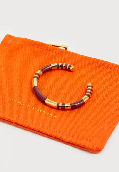 Aurélie Bidermann | Positano Bangle - Terracotta Brown