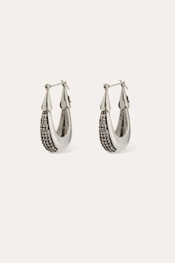 Gas Bijoux | Ecume Zirconia Earrings - Silver