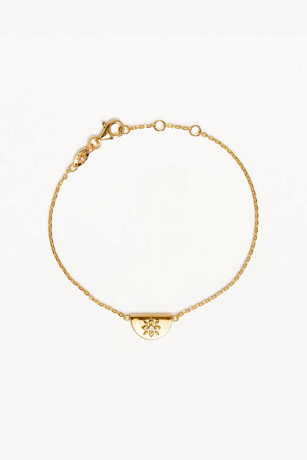 By Charlotte | Lotus Bracelet - Gold