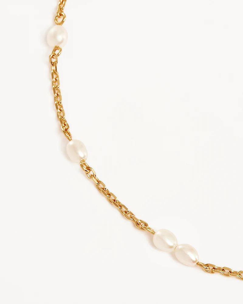 By Charlotte | Gold Serene Dreams Pearl Bracelet - Gold Vermeil