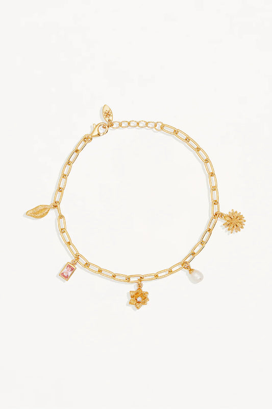 By Charlotte | Bloom With Grace Bracelet - Gold