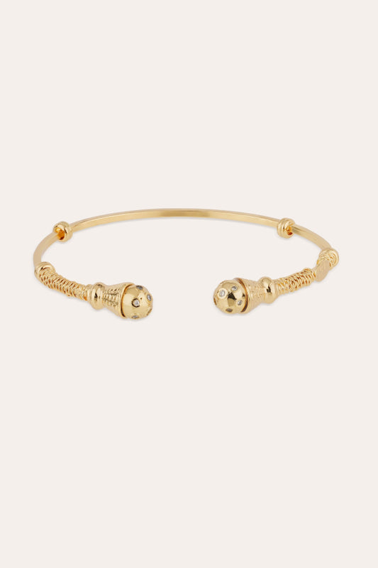 Gas Bijoux | Epique Comete Strass Bracelet - Gold