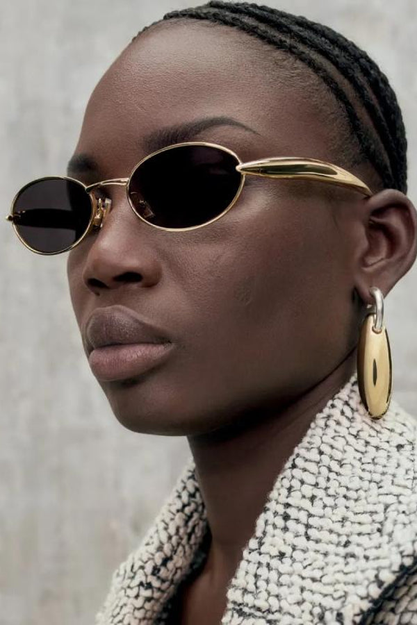 Bottega Veneta | Sardine Oval Gold Frame - Gold
