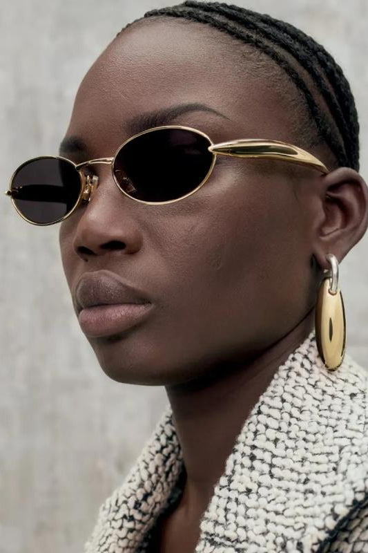 Bottega Veneta | Sardine Oval Gold Frame - Gold