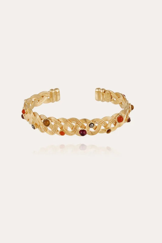 Gas Bijoux | Cesaria Jonc Bracelet - Gold/Multi