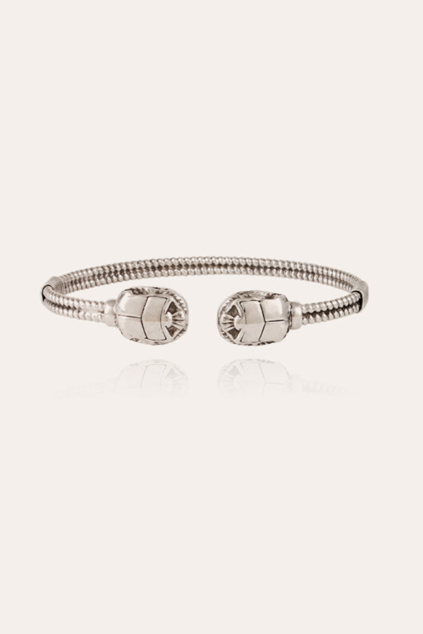 Gas Bijoux | Duality Large Scaramouche Twist Bracelet - Silver