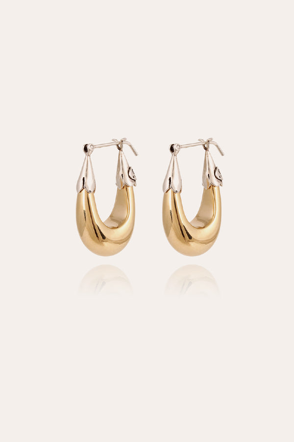 Gas Bijoux | Ecume Earring - Two-Tone Gold/ SIlver