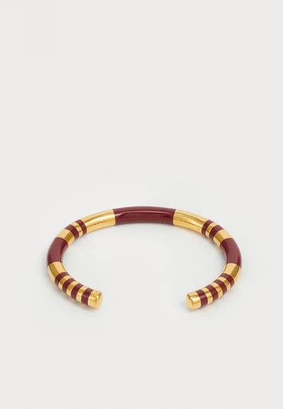Aurélie Bidermann | Positano Bangle - Terracotta Brown