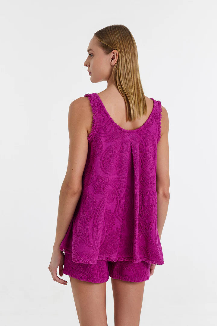 Devotion Twins | Rosel Top - Magenta