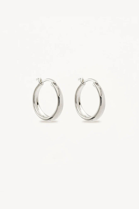 By Charlotte | Infinite Horizon Large Hoop - Silver