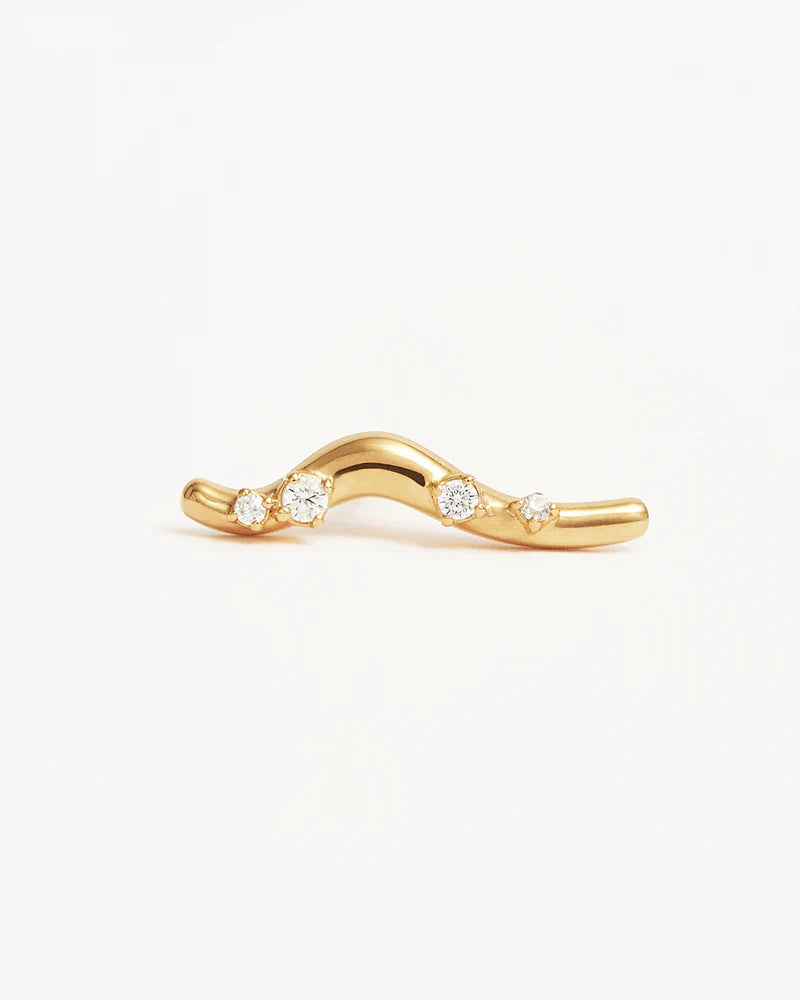 By Charlotte | Chasing Tides Earrings - Gold Vermeil