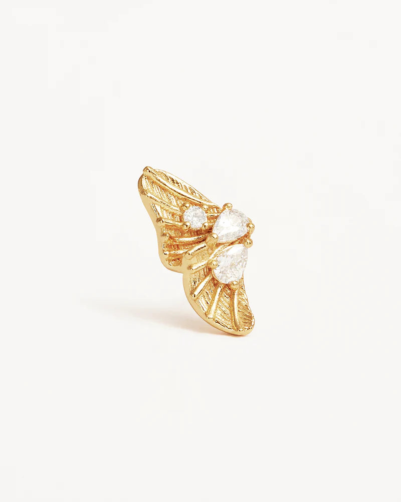 By Charlotte | Ocean Whisper Stud Earrings - Gold Vermeil