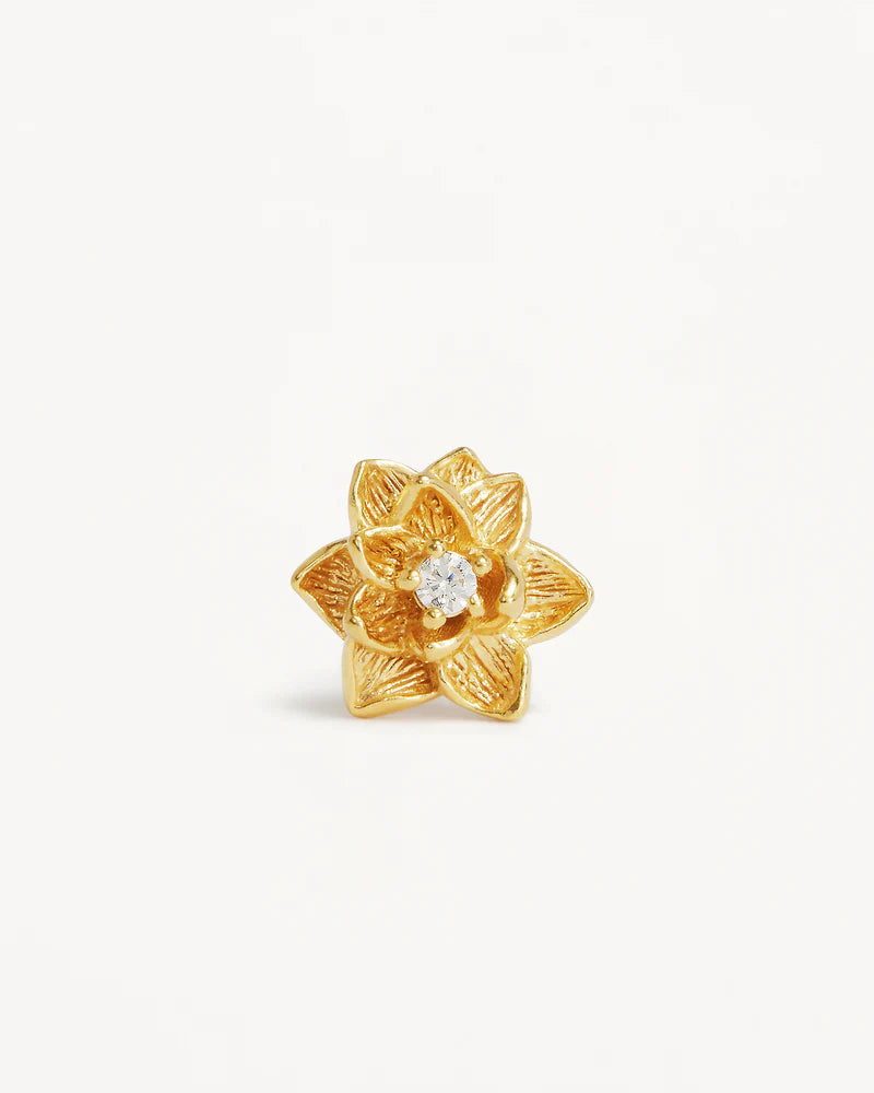 By Charlotte | Bloom Within Lotus Studs - Gold