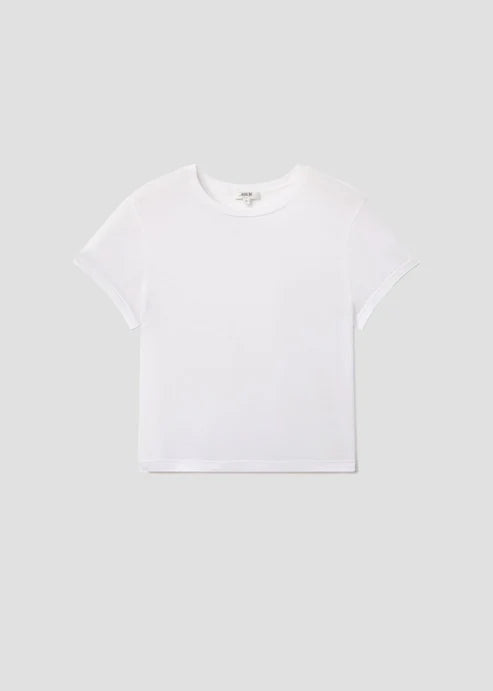 AGOLDE | Adine Shrunken Tee - White