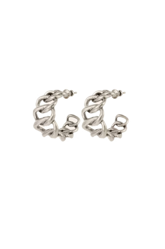 Gas Bijoux | Bronx Hoop Earrings - Silver