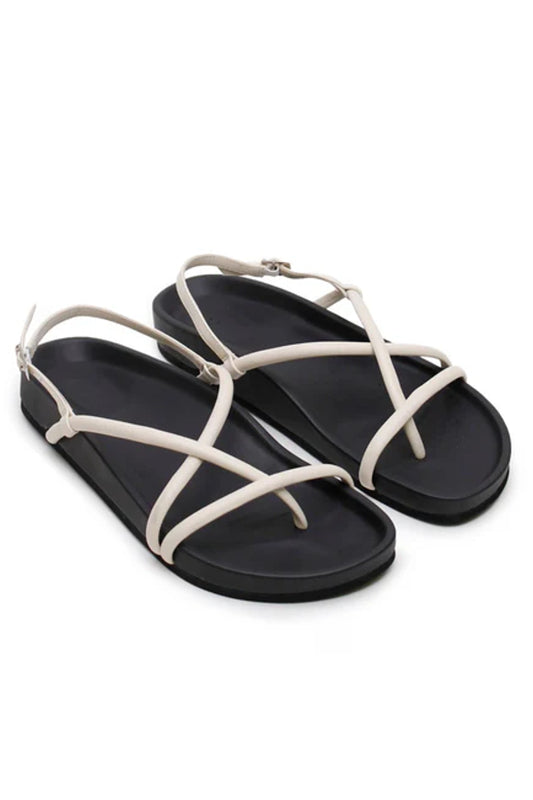 La Tribe | Tube Sandal - Tofu/Black