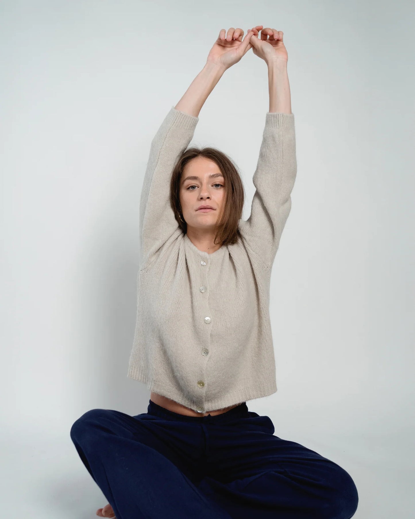 Lou & Odette | Nathalie Cardigan - Sand